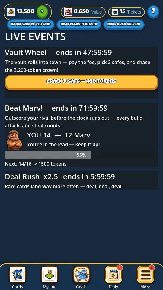 Shop, saves & safety gameplay in Lucky Lots