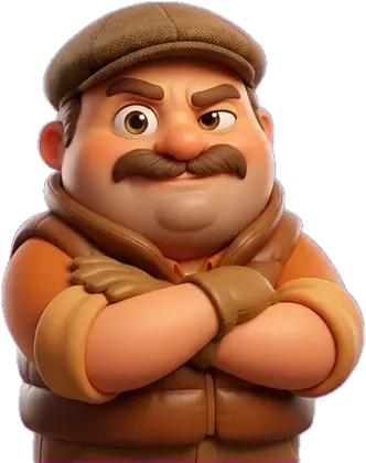 Marv, a rival builder in Lucky Lots